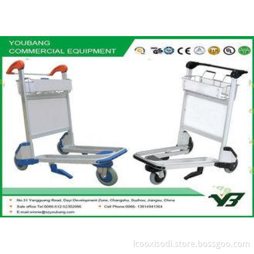High Strength Aluminum airport luggage carts with handle br